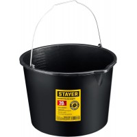 STAYER STRONG 20 л, Строительное пластиковое ведро, MASTER (06083-20)