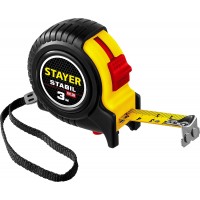 STAYER Stabil 3м х 16мм, Профессиональная рулетка с двухсторонней шкалой (34131-03)