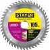 STAYER 185 x 30/20 мм, 56T, диск пильный по ламинату Laminate 3684-185-30-56_z01