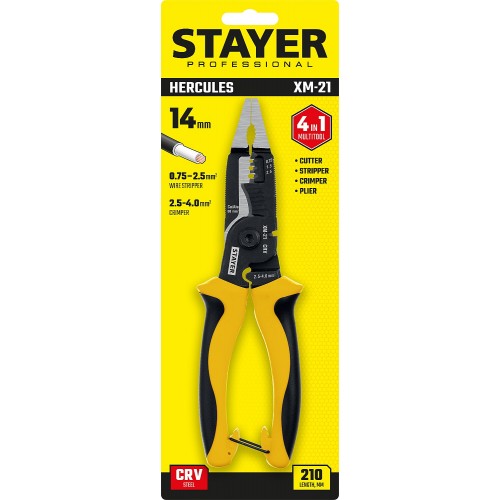 STAYER клещи многофункциональные XM-21 23342-21