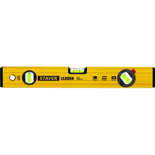STAYER 400 мм, уровень строительный фрезерованный LEADER 3466-040_z01