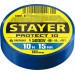 STAYER 10м х 15 мм, синяя, Protect-10 изолента ПВХ 12291-B_z01 Professional