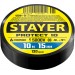 STAYER 10м х 15 мм, черная, Protect-10 изолента ПВХ 12291-D_z01 Professional