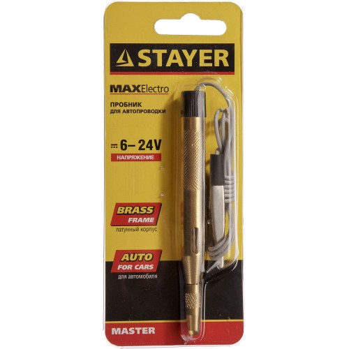 STAYER 6-24 В, 110 мм, пробник электрический 2574_z01