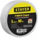 STAYER 5 см х 90 м, 3х3 мм, cетка стеклотканевая самоклеящаяся FIBER-Tape 1246-05-90_z01