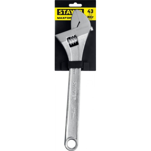 STAYER 375/43 мм, ключ разводной MAX-Force 2725-37