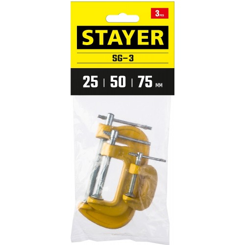 STAYER G 25,75,50 мм, струбцина 3212-H3_z03 Master