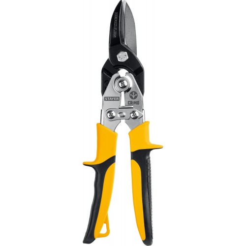 STAYER 250 мм, прямые двухрычажные усиленные ножницы по металлу Hercules 2320_z01 Professional