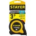 STAYER 3 м х 16 мм, автостоп, ударостойкий, обрезиненный корпус, рулетка LEADER 3402-3_z02 Professional