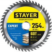 STAYER  254 x 32/30 мм, 60Т, диск пильный по дереву 3682-254-32-60_z01 Expert