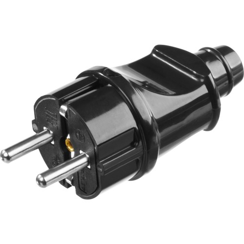 STAYER 16А/220 В, 3500 Вт, черная, вилка прямая MAXElectro 55160-B