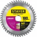 STAYER 180 x 30/20 мм, 56Т, диск пильный по ламинату Laminate 3684-180-30-56_z01
