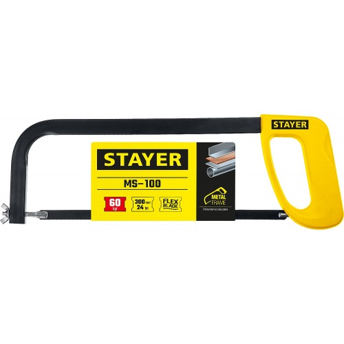 STAYER 300 мм, 60 кгс, ножовка по металлу MS-100 1576_z02