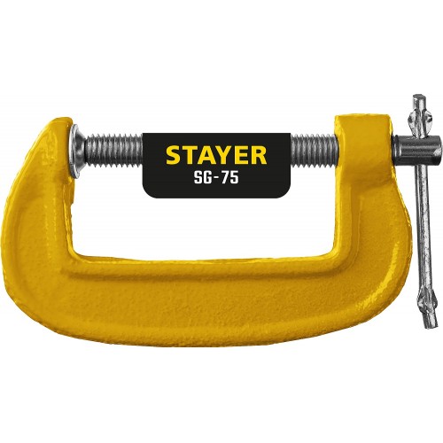 STAYER G 75 мм, струбцина 3215-075_z02 Master