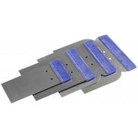 STAYER 4шт.: 50, 80, 100, 120 мм, нержавеющие, набор шпателей ЯПОНЧИК 1012-H4