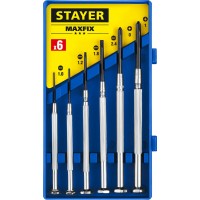 STAYER 6 шт., набор отверток часовых для точных работ Maxfix 2560-H6_z02 Master