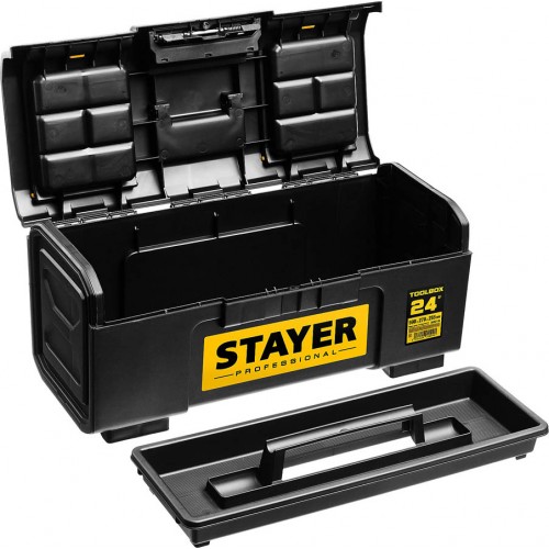 STAYER 590 х 270 х 255, пластиковый, ящик для инструмента TOOLBOX-24 38167-24 Professional