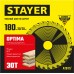 STAYER 180 x 30/20 мм, 30Т, диск пильный по дереву OPTIMA 3681-180-30-30_z01 Master