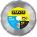 STAYER 250 х 32/30 мм, 100Т, диск пильный по алюминию MULTI MATERIAL 3685-250-32-100