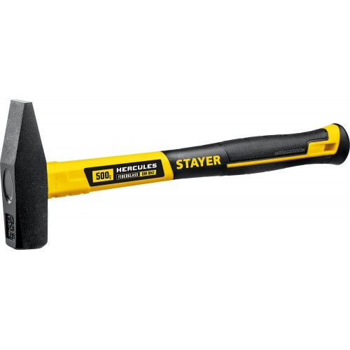 STAYER 500 г, с фиберглассовой рукояткой, молоток слесарный HERCULES 20050-05_z02