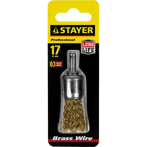 STAYER Ø 17 мм, щетка кистевая для дрели 35113-17