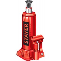 STAYER 8 т, 230-457 мм, домкрат бутылочный гидравлический RED FORCE 43160-8_z01 Professional