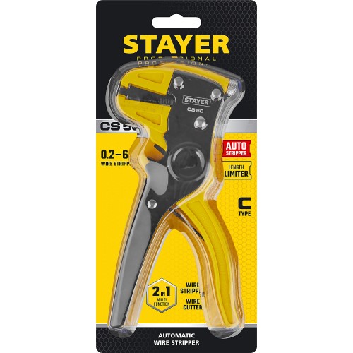 STAYER 0.2-6 мм², стриппер автоматический CS-50 22636_z01 Professional