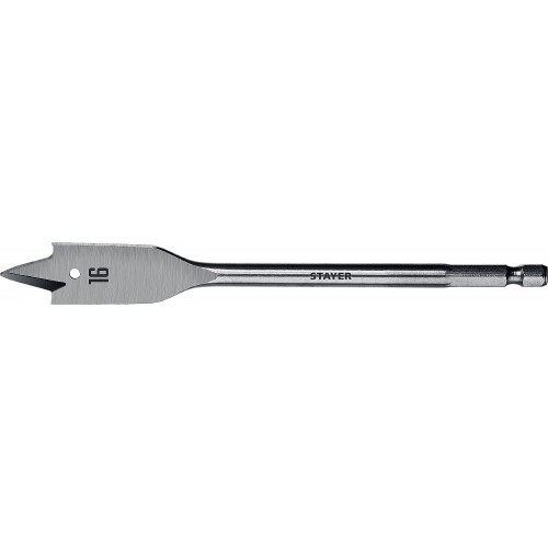 STAYER FLAT 16x152мм, сверло по дереву перовое 2950-16_z01 Master