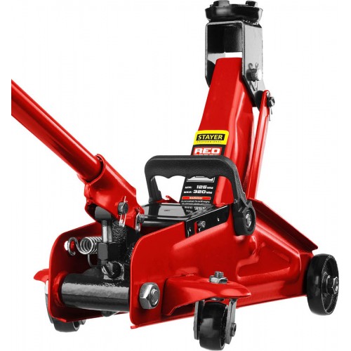 STAYER 2т, 125-320 мм, домкрат подкатной гидравлический RED FORCE 43152-2