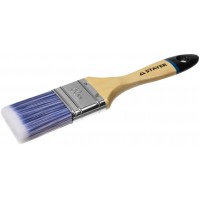 STAYER 50 мм, 2", щетина искусственная, деревянная ручка, кисть плоская AQUA 01062-050
