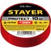 STAYER 15 мм х 10 м, не поддерживает горение, изоляционная лента пвх  Protect-10 12291-R