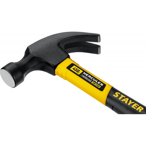 STAYER 450 г, молоток-гвоздодер с фиберглассовой рукояткой Hercules 2026-450_z02 Professional