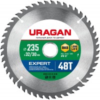 URAGAN 235 х 32/30 мм, 48Т, диск пильный по дереву Expert 36802-235-32-48_z01