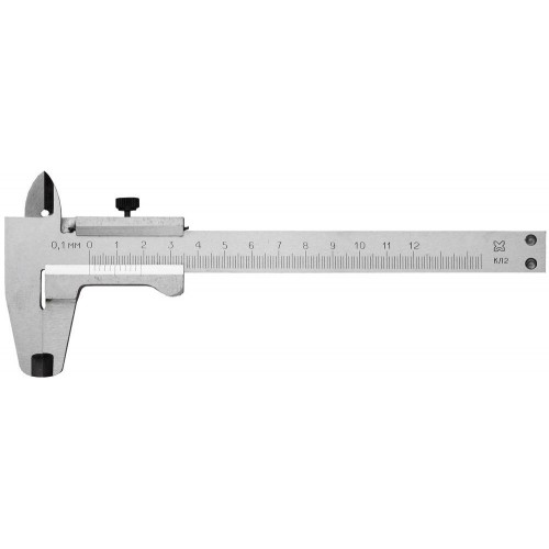 тип 1 125 мм, Металлический штангенциркуль (3445-125)