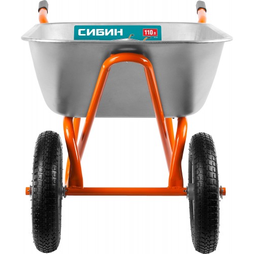 СИБИН 200 кг, 110 л, тачка строительная двухколесная СТ-22 39905_z01