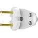 СИБИН 6А/220 В, 3500 Вт, вилка прямая белая 55152-W