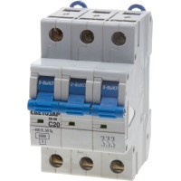 СВЕТОЗАР 40 A, "C", 400 В, 6 kA, 3-полюсной, автоматический выключатель SV-49063-32-C