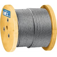 ЗУБР d=12 мм, L=50 м, DIN 3060, трос грузоподъемный стальной, оцинкованный 30415-12 Профессионал