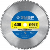 ЗУБР  400 x 50 мм, 100Т, диск пильный по дереву Чисторез 36905-400-50-100_z01