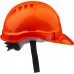 ЗУБР размер 52-62 см, храповый механизм регулировки размера, оранжевый, каска защитная 11094-1 Эксперт