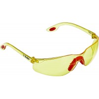 ЗУБР жёлтый, двухкомпонентные дужки, очки защитные Спектр 3 110316