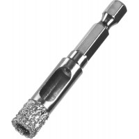 ЗУБР Ø10 мм, ВВС, HEX 1/4", алмазное, сверло трубчатое универсальное 29865-10 Профессионал