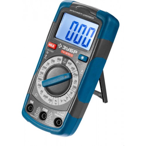 ЗУБР мультиметр цифровой ТХ-810-Т 59810