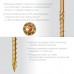 ЗУБР 90 х 5.0 мм, 100 шт., желтый цинк, КС-П конструкционные саморезы 30041-50-090