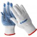ЗУБР S-M, 13 класс, х/б, перчатки с точками увеличенного размера, с ПВХ-гель покрытием (точка) 11451-S2 Профессионал