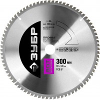 ЗУБР Ø 300 х 30 мм, 80T, диск пильный по алюминию, пластику 36853-300-30-80 Профессионал