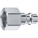 ЗУБР 3/8"F, рапид штуцер (папа), переходник для пневмоинструмента 64914-3/8 Профессионал