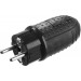 ЗУБР IP44, 16A/220 В, обрезиненная, заземление, вилка 55116-B Профессионал