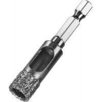 ЗУБР Ø12 мм, ВВС, HEX 1/4", алмазное, сверло трубчатое универсальное 29865-12 Профессионал