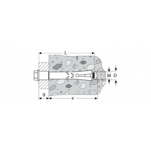 ЗУБР 8x80 мм, 50 шт., желтопассивированный, болт анкерный 302312-08-080